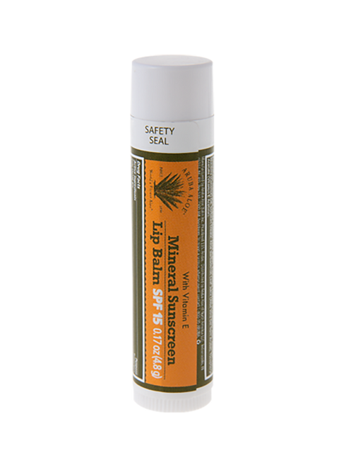 Aruba Aloe Mineral Sunscreen Lip Balm with SPF 15